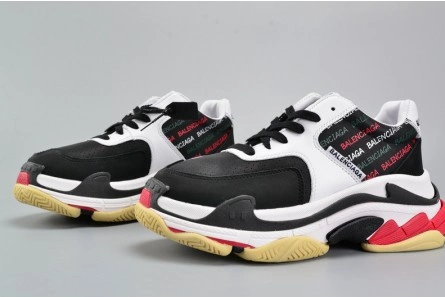Premium replica BALENCIAGA BLACK AND WHITE 17FW TRIPLE S 483560-W06E1-1011 WellDesigned 5115