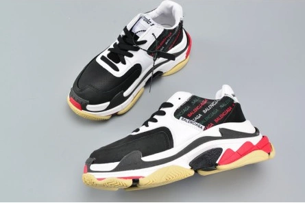 Premium replica BALENCIAGA BLACK AND WHITE 17FW TRIPLE S 483560-W06E1-1011 WellDesigned 5115