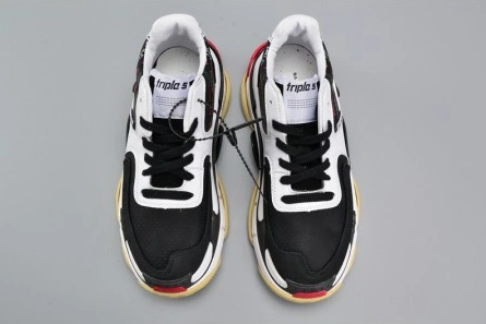 Premium replica BALENCIAGA BLACK AND WHITE 17FW TRIPLE S 483560-W06E1-1011 WellDesigned 5115