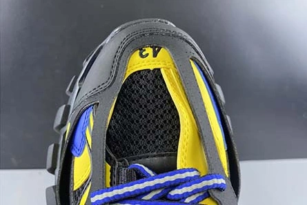 BALENCIAGA SNEAKER TESS S.GOMMA RES BI ALV TIS EFF NUBUK TIS ENOIR ROYAL JAUNE 542023 W1GB1 1121 GoodFit 3173