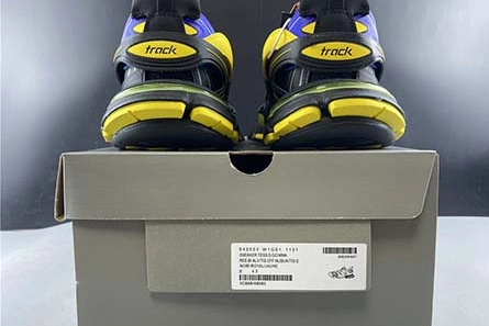 High-tier replica BALENCIAGA SNEAKER TESS S.GOMMA RES BI ALV TIS EFF NUBUK TIS ENOIR ROYAL JAUNE 542023 W1GB1 1121 GoodFit 3173