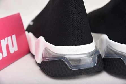 Inspired design BALENCIAGA SPEED HIGH BLACK 360-517319W07U01000 Cozy 6823