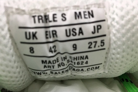 High-tier replica BALENCIAGA TRIPLE S TRAINER - BALENCIAGA -WHITE 544351 W09E1 1895 Comfortable 3814