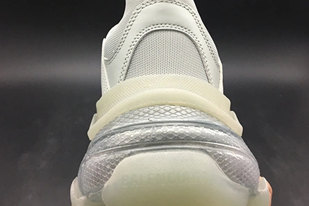 BALENCIAGA TRIPLE S TRAINER 'CLEAR SOLE' - BALENCIAGA - GREY 541624 W09O1 1705 Comfortable 6998