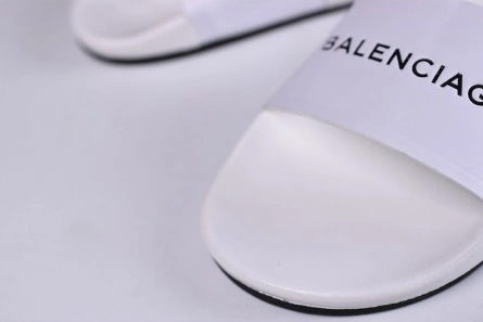Designer inspired Balenciaga Logo leather slip-on sandals 72ZE-C329 Breathable 4659