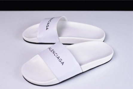 Balenciaga Logo leather slip-on sandals 72ZE-C329 Breathable 4659