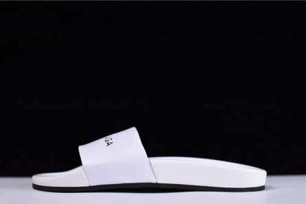 Designer inspired Balenciaga Logo leather slip-on sandals 72ZE-C329 Breathable 4659