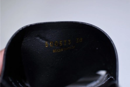 Top-grade copy Balenciaga Logo leather slip-on sandals all black logo EasyMatch 4006