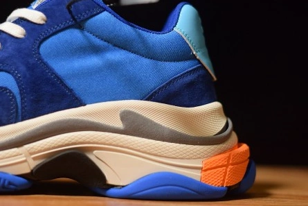 Fair-priced Balenciaga Triple S Blue Orange 483565 W06E1 1022 Durable 8594