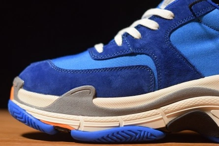 Fair-priced Balenciaga Triple S Blue Orange 483565 W06E1 1022 Durable 8594