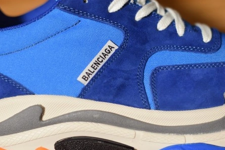 Fair-priced Balenciaga Triple S Blue Orange 483565 W06E1 1022 Durable 8594
