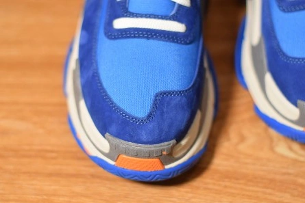 Fair-priced Balenciaga Triple S Blue Orange 483565 W06E1 1022 Durable 8594