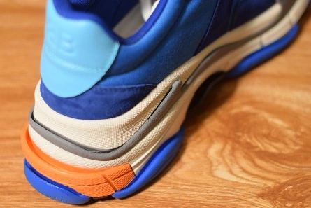 Fair-priced Balenciaga Triple S Blue Orange 483565 W06E1 1022 Durable 8594