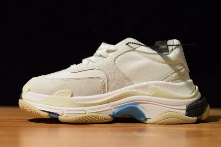 Balenciaga Triple S White Suede  500597 W0971 9000 Lightweight 6217