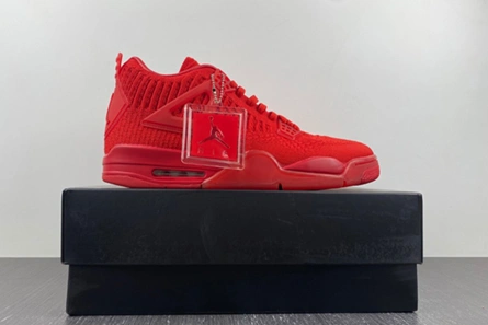 BestValue 5210 Jordan 4 Retro Flyknit Red  AQ3559-600