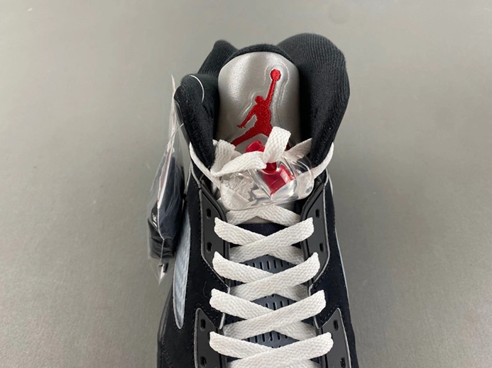Designer inspired BestValue 7630 Air Jordan 5 “Black Metallic Reimagined” HF3975-001