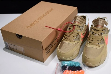 Designer inspired Bold 6764 Off-White Nike Air Max 90 Desert Ore AA7293-200