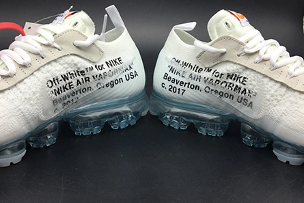 Non-authentic version Breathable 1101 Off-White Nike Air VaporMax 2018 White AA3831-100