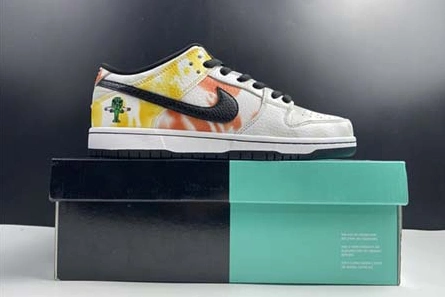 Master copy Breathable 3551 Nike SB Dunk Low“Raygun” BQ6832-101