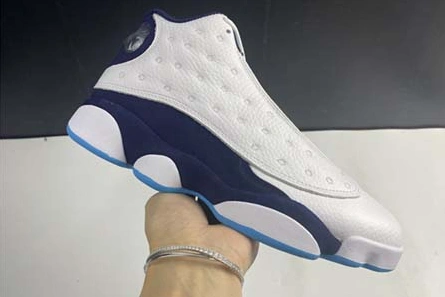 Reasonably priced Breathable 412 Jordan 13 Retro Obsidian Powder Blue White 414571-144