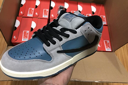 Top-grade copy Breathable 6079 Nike Dunk SB TRAVIS SCOTT PS X DUNK LOW CU1726-400