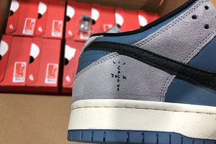 Top-grade copy Breathable 6079 Nike Dunk SB TRAVIS SCOTT PS X DUNK LOW CU1726-400