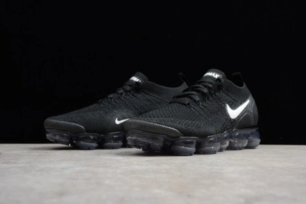 Clearance-priced Breathable 6504 Nike Air Vapormax Flyknit 2.0 Running Sneakers Black Grey mens 942842-001