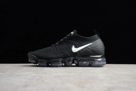 Breathable 6504 Nike Air Vapormax Flyknit 2.0 Running Sneakers Black Grey mens 942842-001