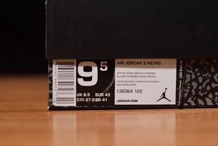Master copy Bright 4911 Air Jordan 3 Mocha  136064-122