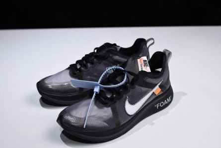Fashion duplicate Bright 5453 Off-White Nike Zoom Fly Black AJ4588-001
