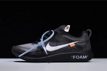 Bright 5453 Off-White Nike Zoom Fly Black AJ4588-001