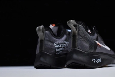 Fashion duplicate Bright 5453 Off-White Nike Zoom Fly Black AJ4588-001