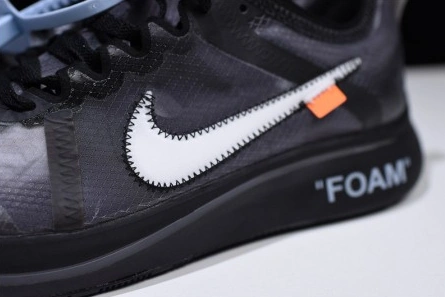 Fashion duplicate Bright 5453 Off-White Nike Zoom Fly Black AJ4588-001
