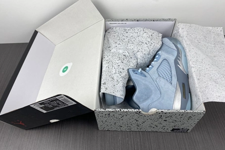 Reproduction Bright 6718 Jordan 5 Retro Bluebird（W）DD9336-400