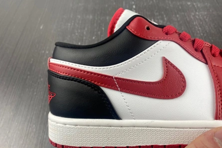 Mirror quality Classic 376 Jordan 1 Low Reverse Black Toe (W)  DC0774-160