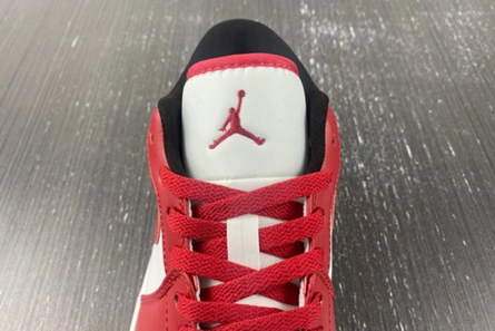 Mirror quality Classic 376 Jordan 1 Low Reverse Black Toe (W)  DC0774-160