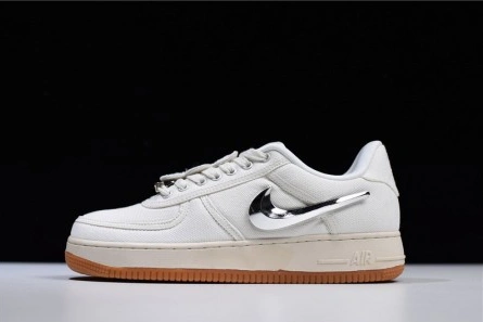 Comfortable 5203 Travis Scott Nike Air Force 1 Low Sail AQ4211-101