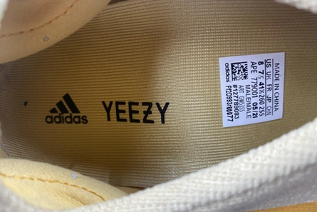 Designer inspired Comfortable 7289 Yeezy Knit Runner 'Sulfur' GW5353