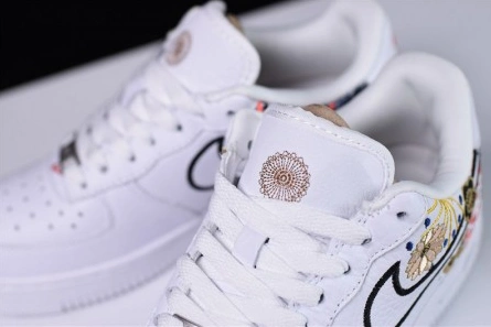 Everyday-priced Comfortable 8452 Nike Air Force 1 07 LNY QS Lunar New Year White  Flowers WOMENS  AJ8298-100