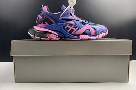 Parallel design Comfortable 963 BALENCIAGA SNEAKER TESS.S.GOMMA 4.0 BLUE AND PINK 570391 W2GN3 4050