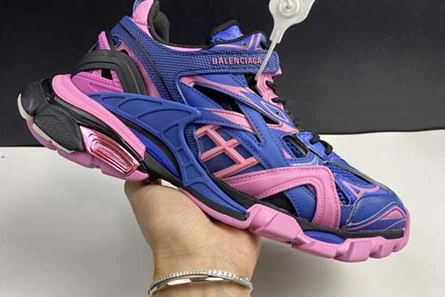 Parallel design Comfortable 963 BALENCIAGA SNEAKER TESS.S.GOMMA 4.0 BLUE AND PINK 570391 W2GN3 4050