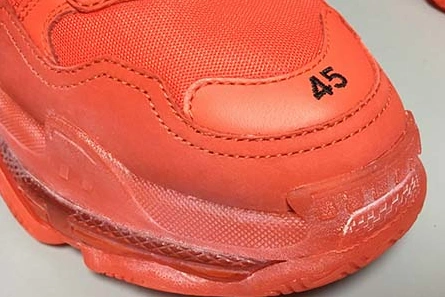 Clone Compact 1385 BALENCIAGE TRIPLE TRAINER ‘RED ‘ 544351 W09O1 6500