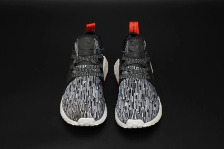 Mirror quality Compact 3302 Adidas NMD XR1 PK PrimeKnit Black Gray Glitch Boost S32216