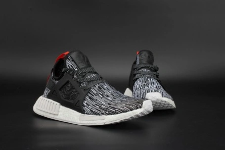 Mirror quality Compact 3302 Adidas NMD XR1 PK PrimeKnit Black Gray Glitch Boost S32216