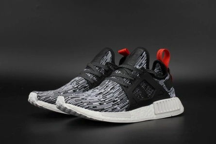 Mirror quality Compact 3302 Adidas NMD XR1 PK PrimeKnit Black Gray Glitch Boost S32216