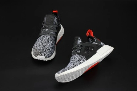 Mirror quality Compact 3302 Adidas NMD XR1 PK PrimeKnit Black Gray Glitch Boost S32216