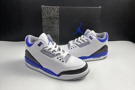 Replica Compact 4031 Air Jordan Retro 3 Racer Blue CT8532-145