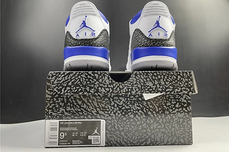 Replica Compact 4031 Air Jordan Retro 3 Racer Blue CT8532-145
