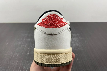 Compact 6465 Jordan 1 Retro Low OG SP Travis Scott Olive  DZ5908-106