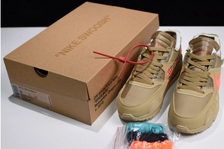 Deal-worthy Compact 6931 Off-White Nike Air Max 90 Desert Ore AA7293-200